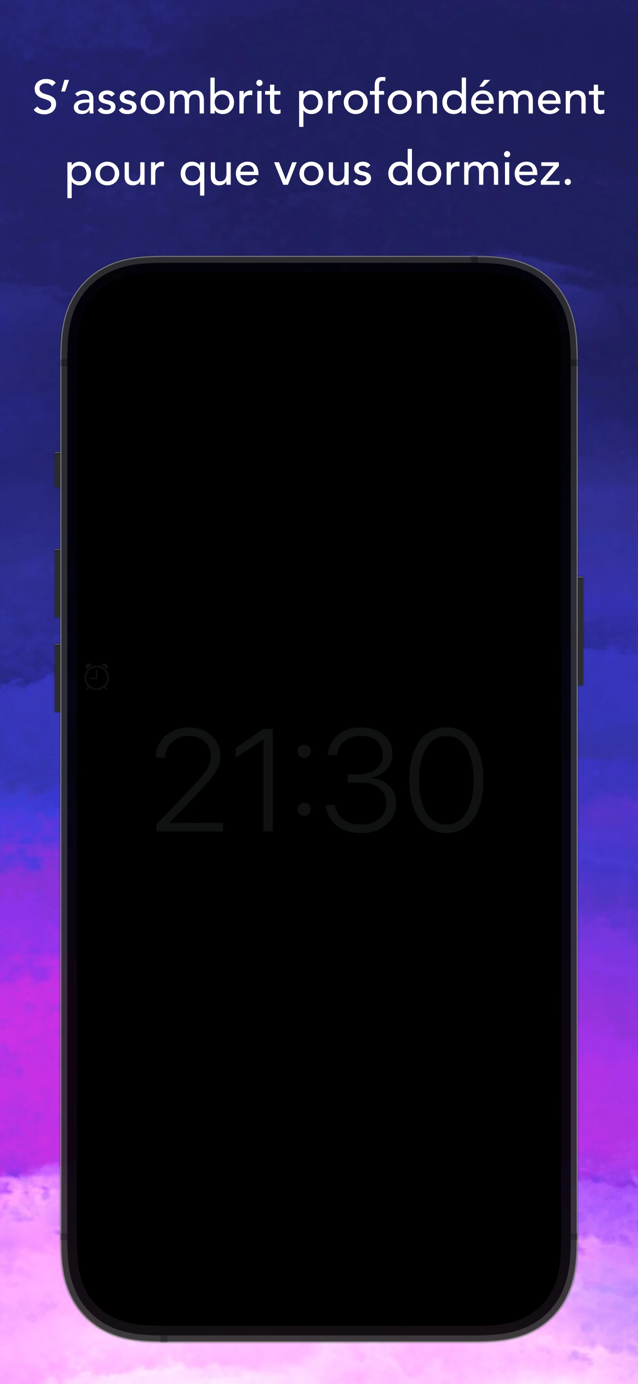 Dimmed screen